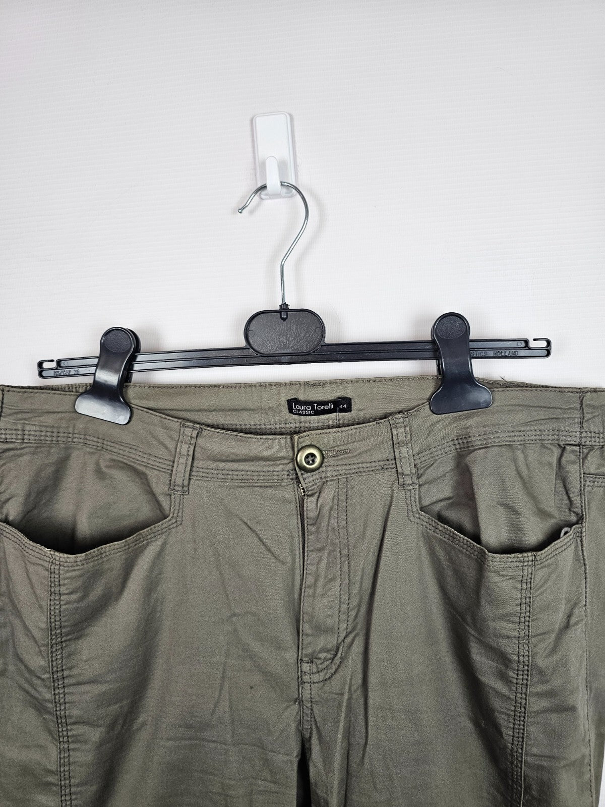 EK6409 Damen Stoffhose von Laura Torelli, Braun, Gr.:441