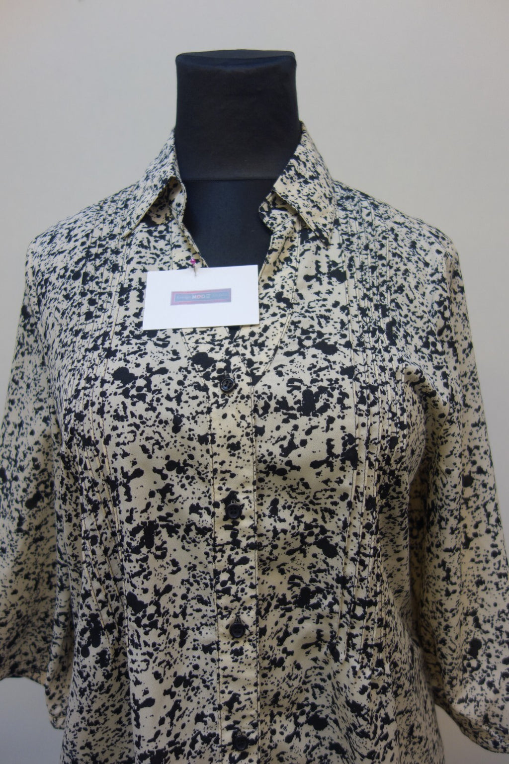 EK3481 Damen Bluse von Signora M, Gr. 46 gefleckt1