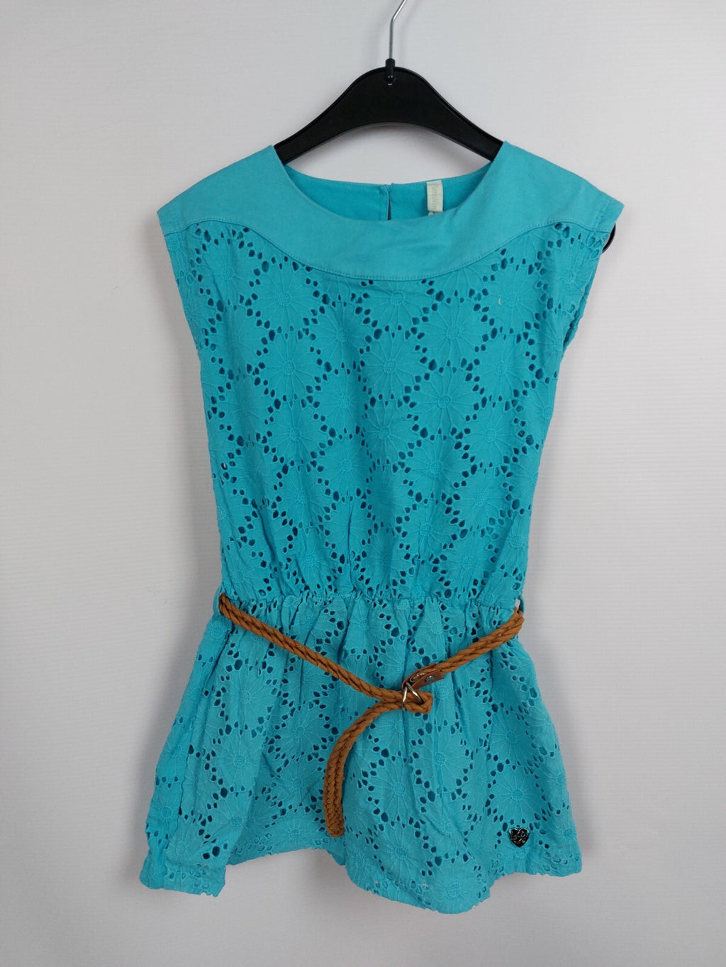 EK1063 Mädchen Kleid von Pampolina, hellblau, Gr. 1220