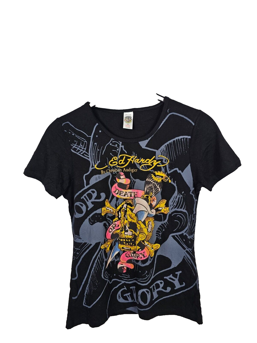 EK6628 Damen T-shirt von EdHandy, Schwarz, Gr.XXL0