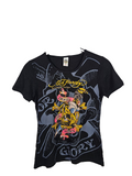EK6628 Damen T-shirt von EdHandy, Schwarz, Gr.XXL0