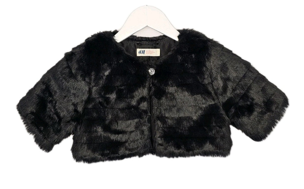 EK10866 Mädchen Weste von H&M, schwarz, Gr.1280