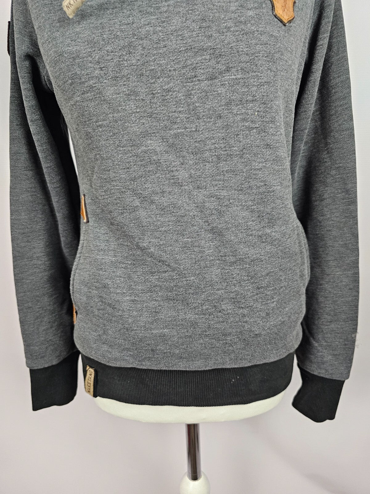 EK5688 Damen Pullover von Naketano, grau, Gr. S2