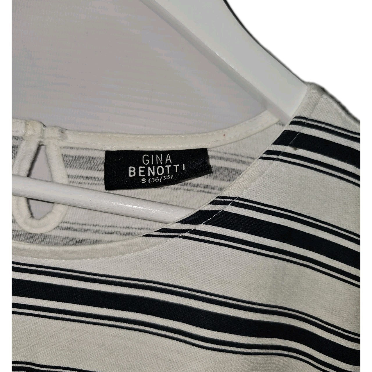 EK11233 Damen T-Shirt von Gina Benotti, Weiß, Gr. S1