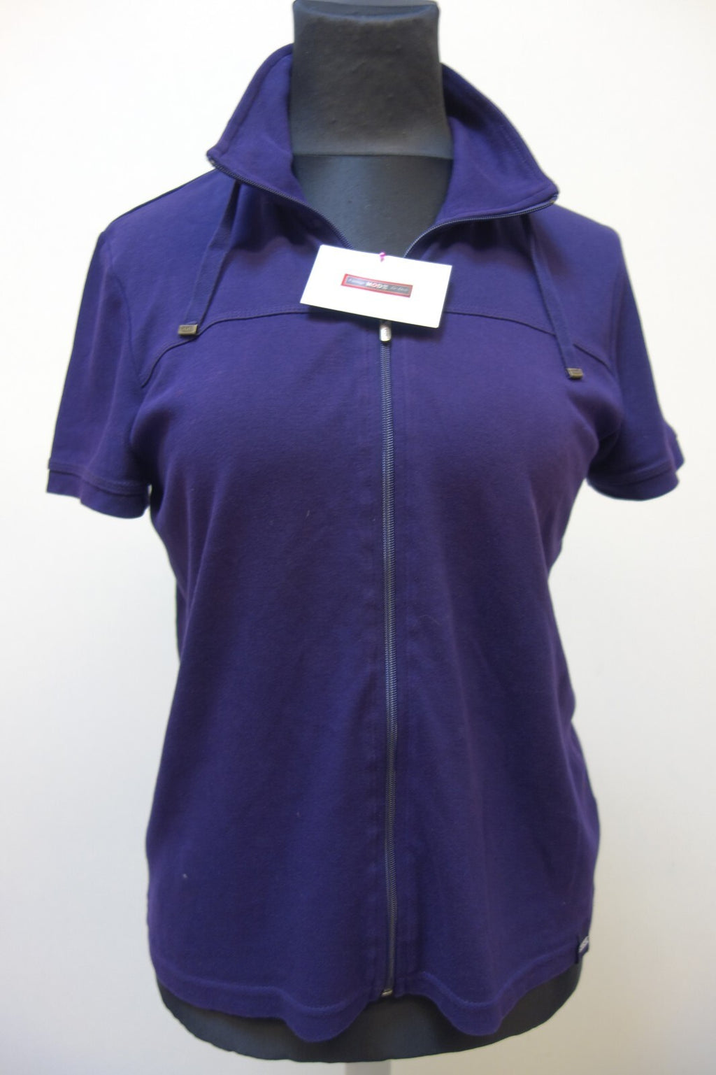 EK2038 Damen Kurzarm cardigan con Cecil, lila, Gr. XL0