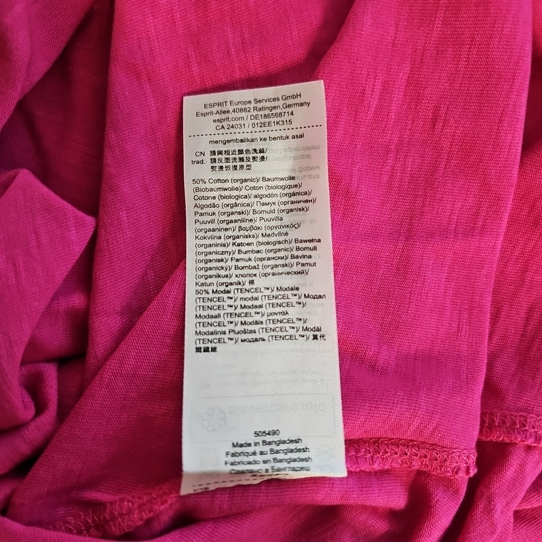 EK7780 Damen Langarmshirt von Esprit, pink, Gr.M5