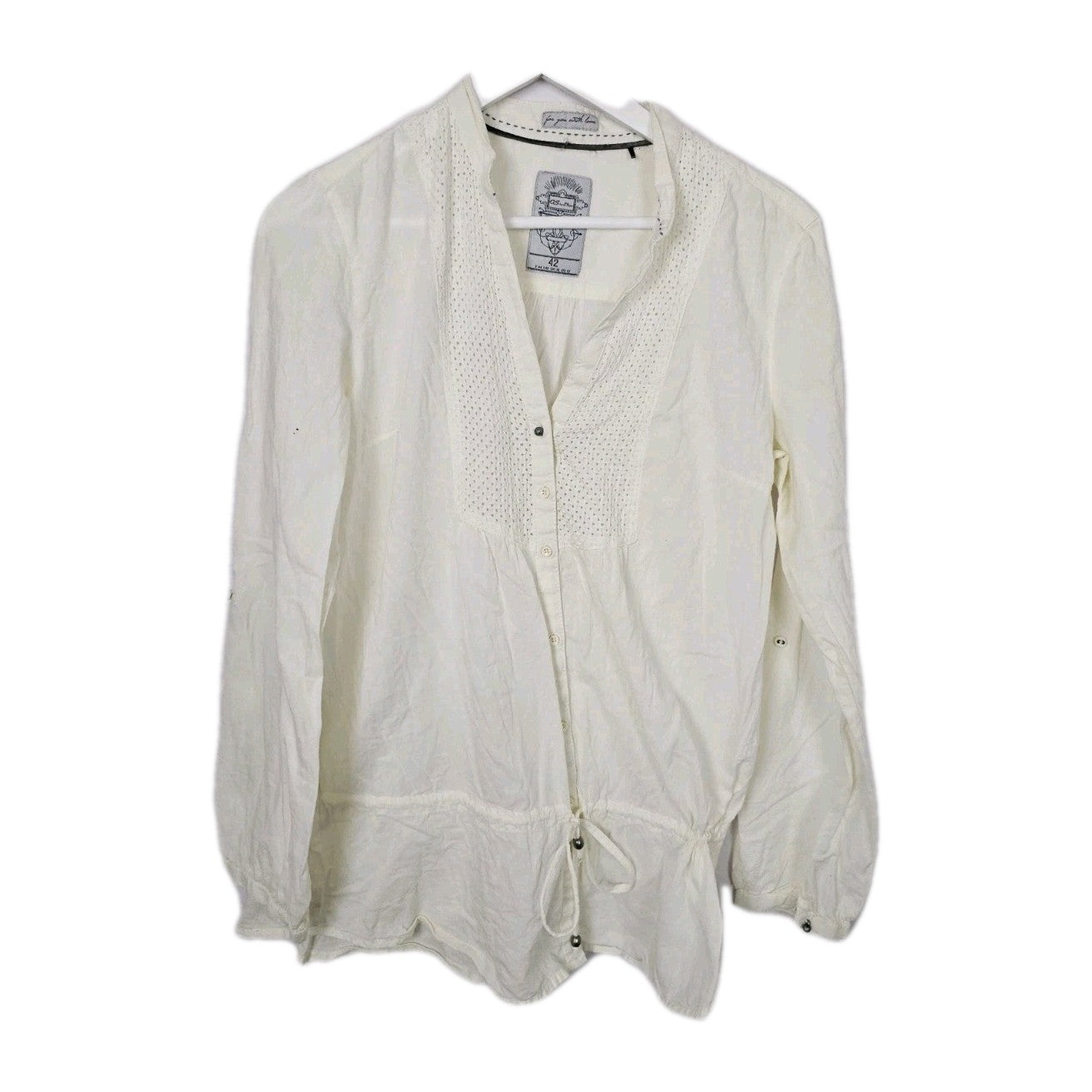 EK8715 Damen Bluse von S.Oliver,  Weiß, Gr. 420