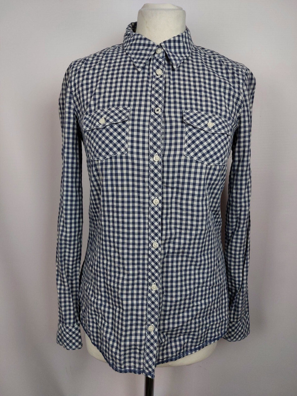 EK4998 Damen Bluse von Esprit, blau-weiß, Gr.340