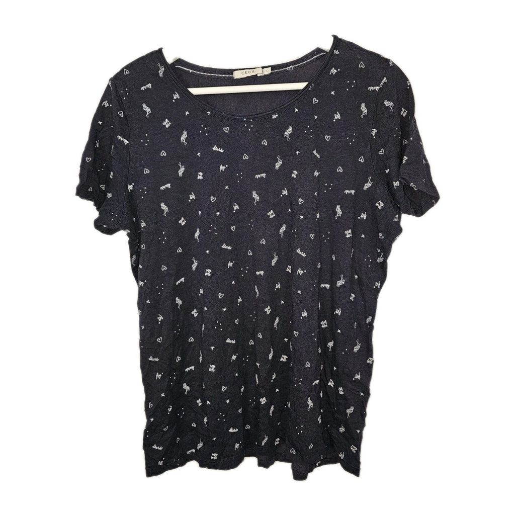 EK10939 Damen T-Shirt von Cecil, blau, Gr.L0