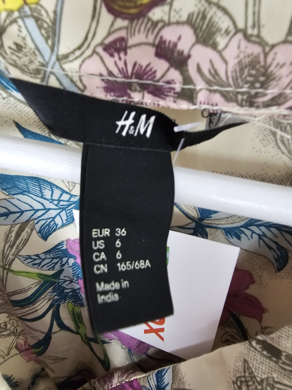 EK9310 Damen Kleid H&M Gr.36 Bunt2