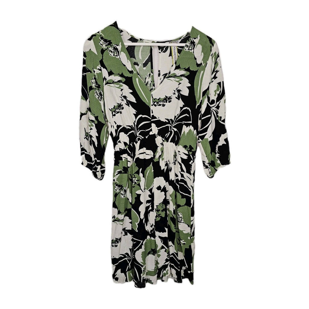 EK9916 Damen Kleid von Zabaione, grün-weiß-schwarz, Gr.XS0
