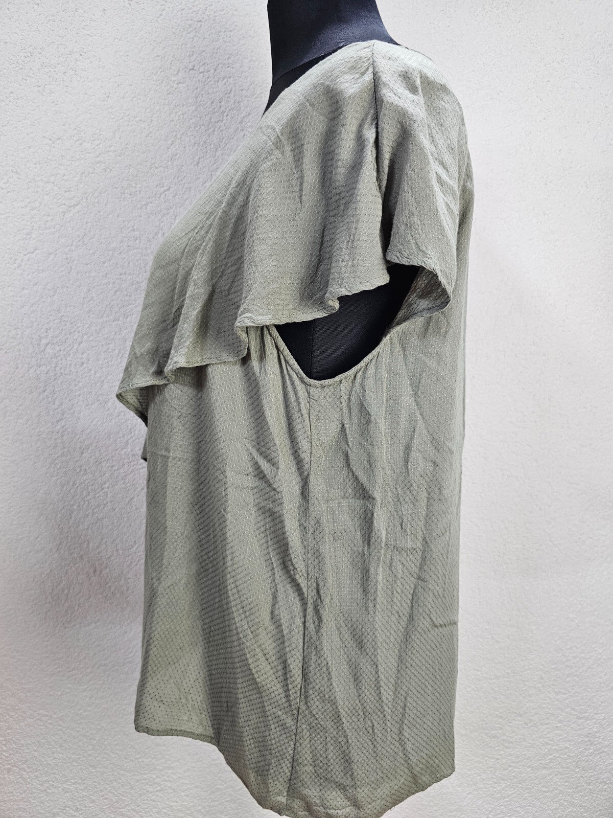 EK6351 Damen Bluse von One Two-Luxzuz, grün, Gr.L2