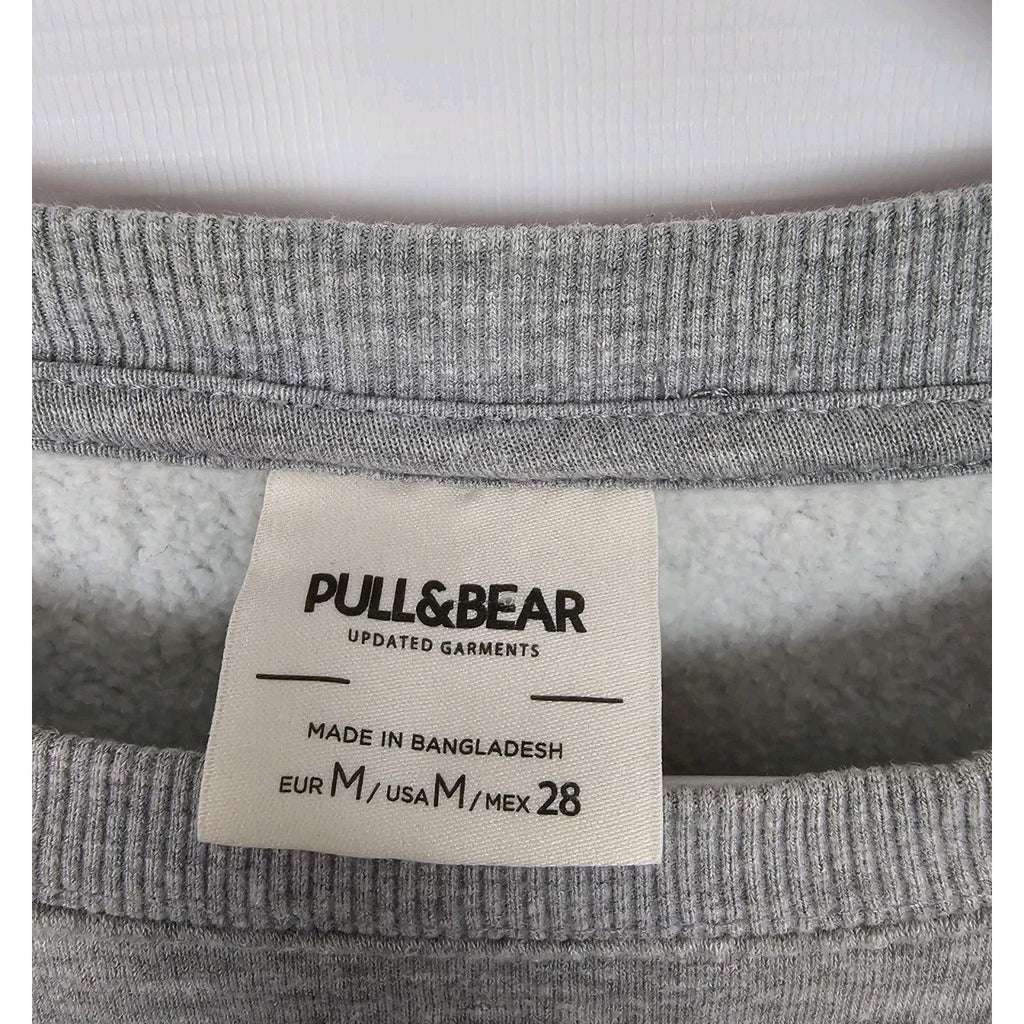 EK10910 Damen Pullover von Pull&Bear, Grau, Gr. M1