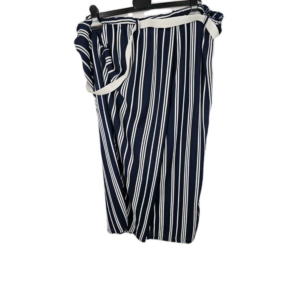 EK9166 Damenhose Blau Gestreift Gr.M1