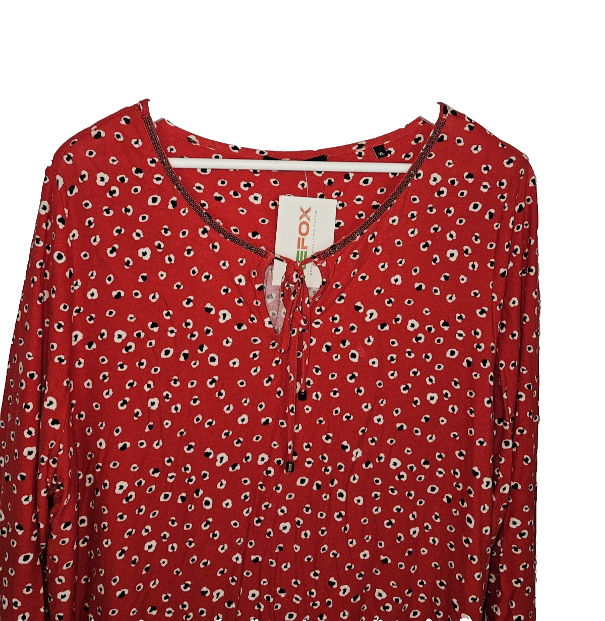 EK7620 Damen Bluse von Bonita, Rot, Gr.XL1