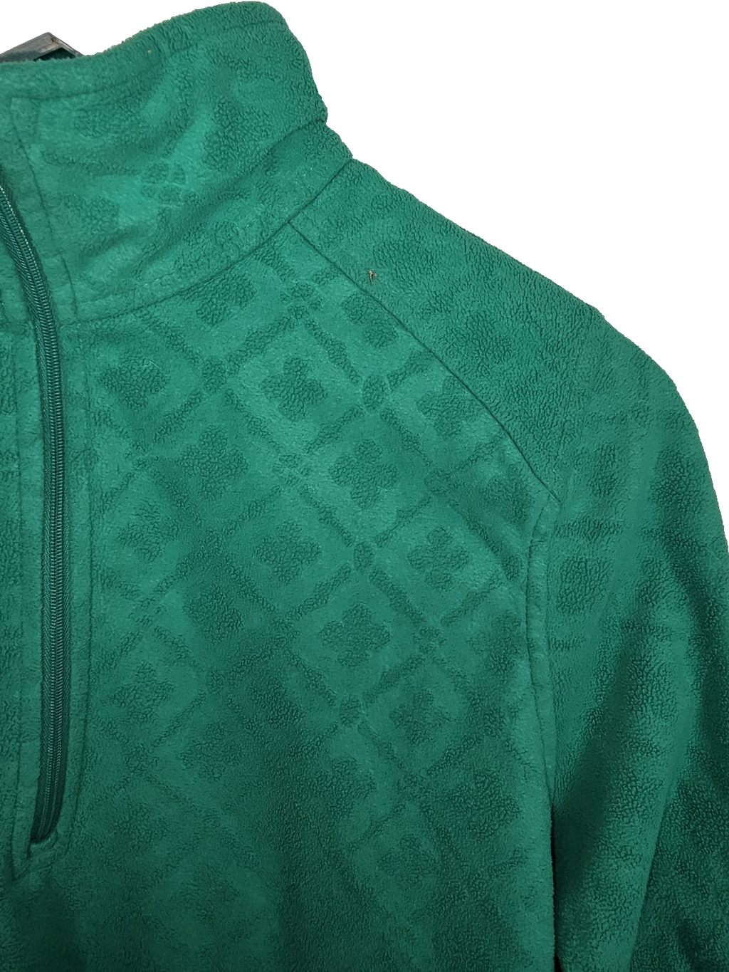 EK7684 Damen Fleece Pullover von Landsend, Grün, Gr. M2