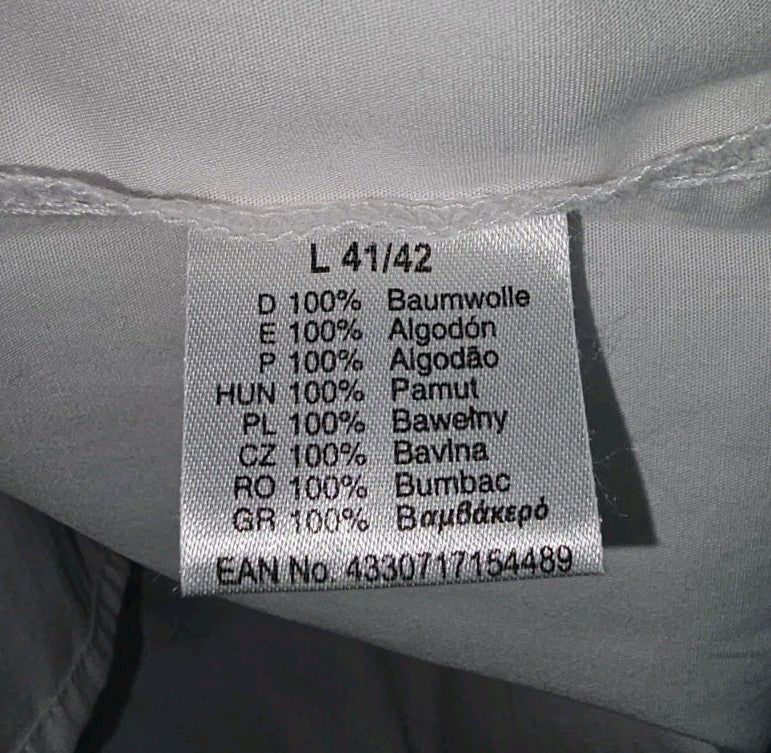 EK8843 Herren Hemd, weiß, Gr.L (41/42)2