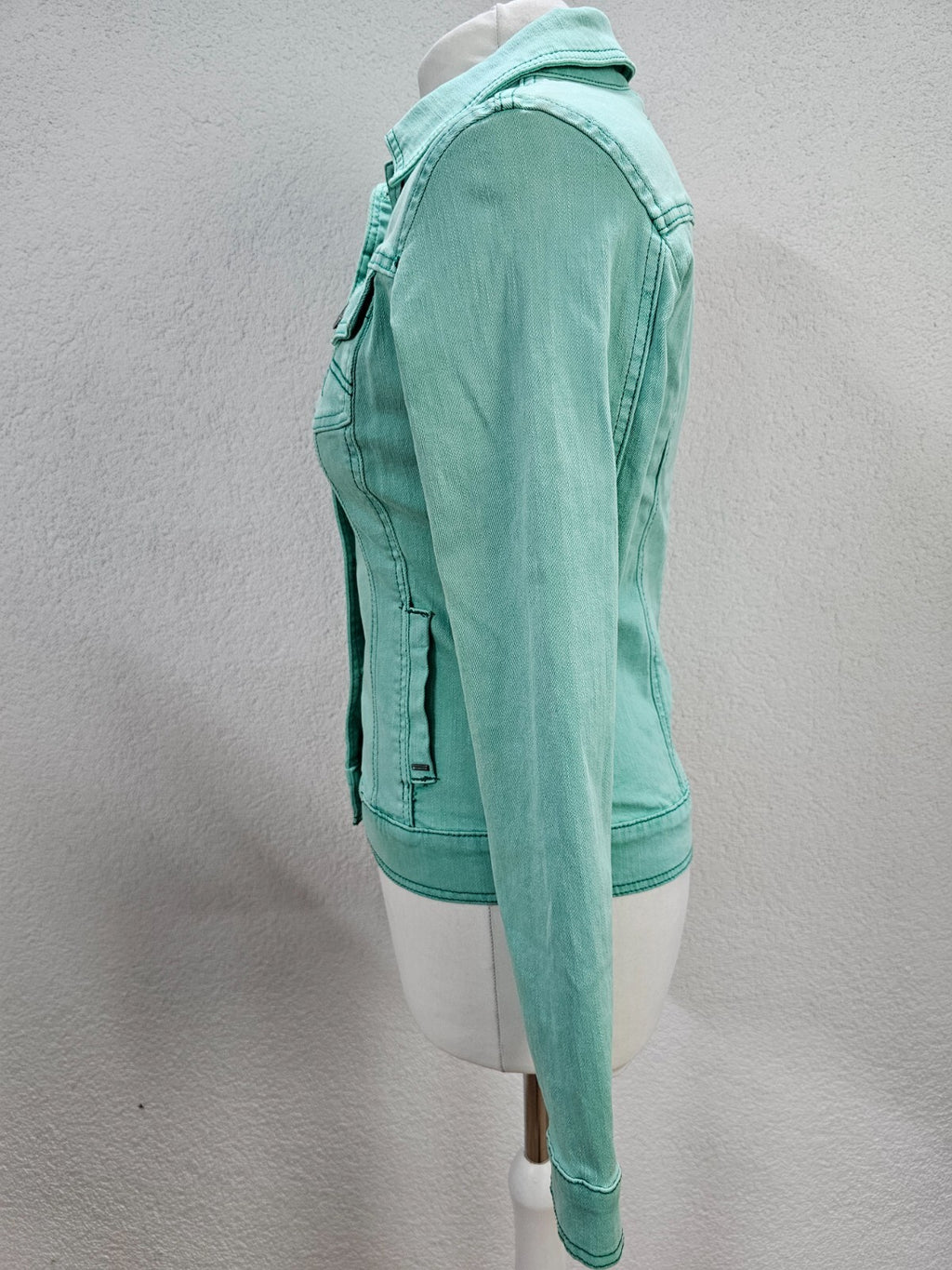 EK2891 Damen Jeansjacke von Street One, grün, Gr. 344
