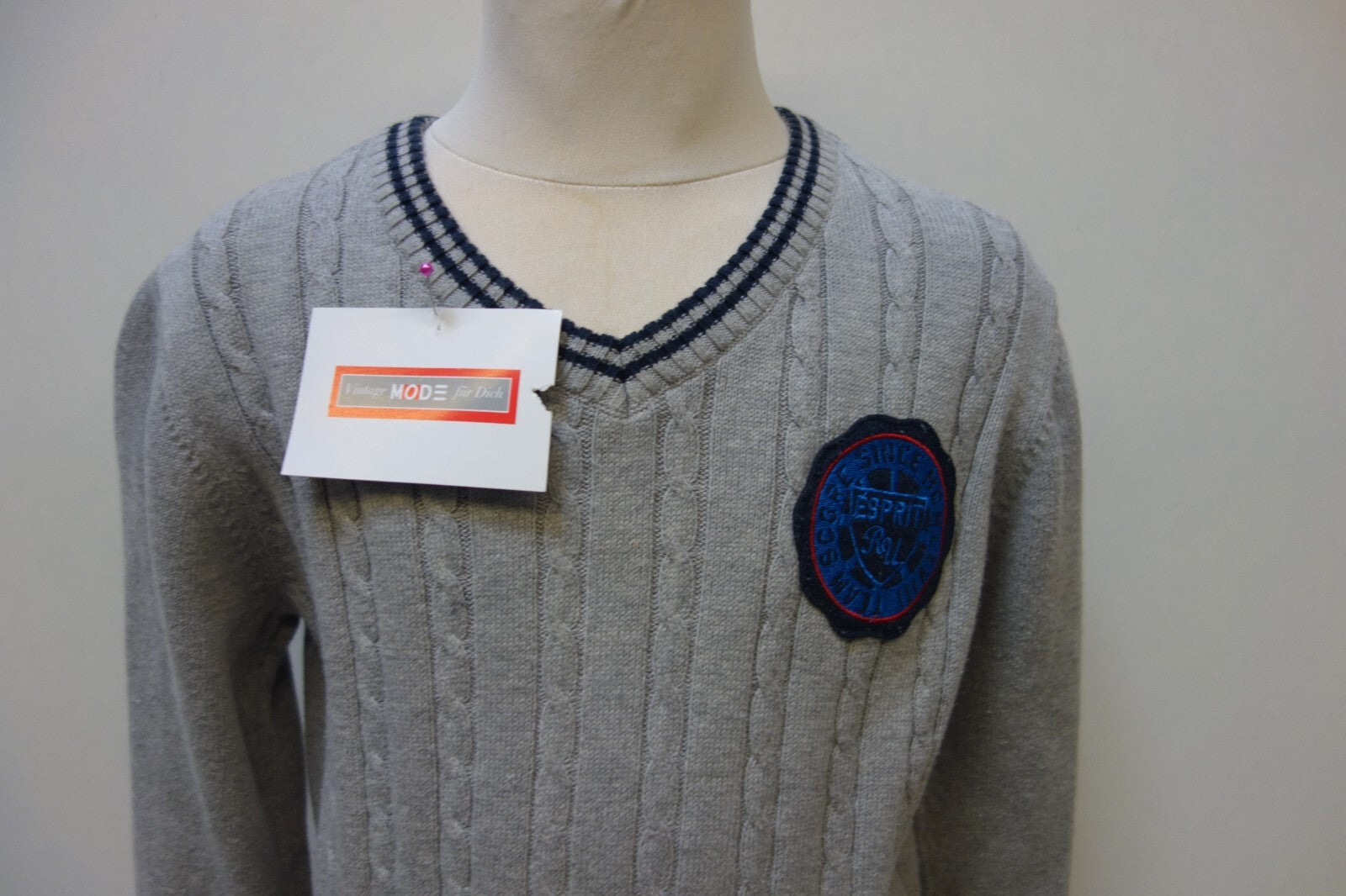 EK3844 Jungen Pullover von Esprit, grau, Gr. 116/1221