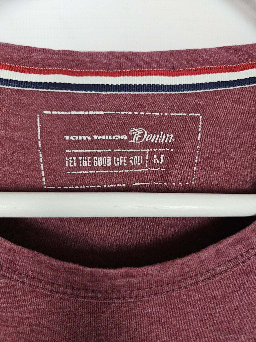 EK5094 Herren T-Shirt von Tom Tailor,  Weinrot, Gr. M2