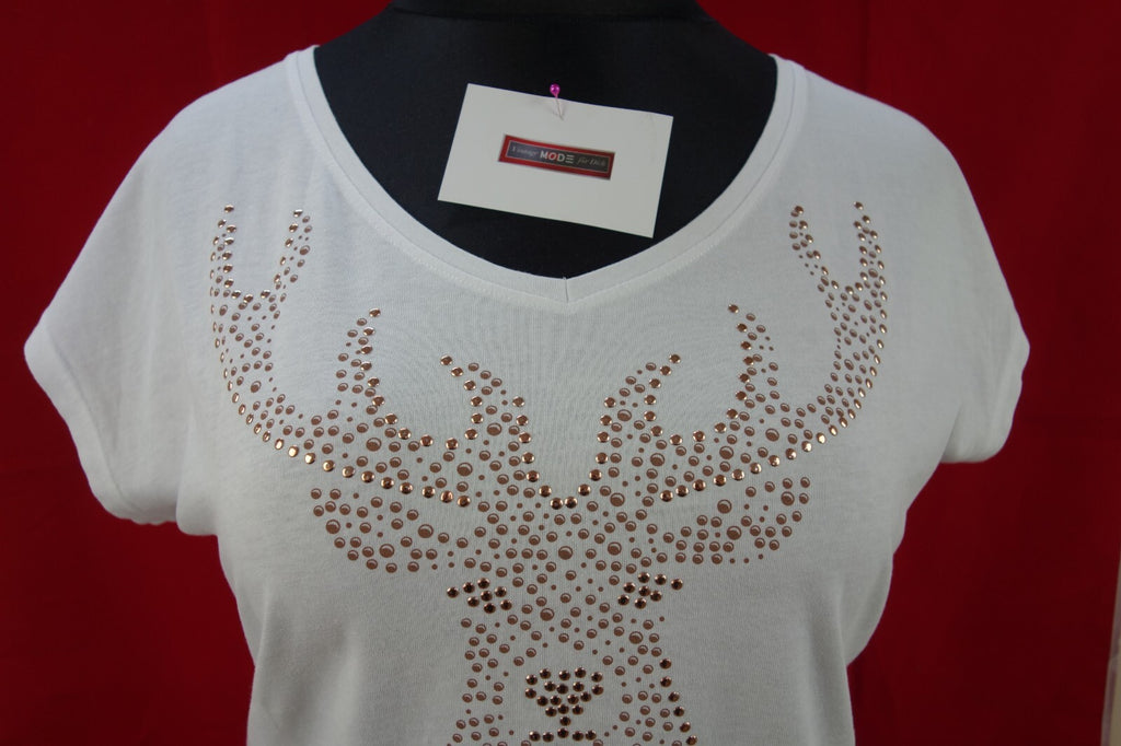 EK0414 Damen T-Shirt von Waldschütz, weiß, Gr. M (40/42)1