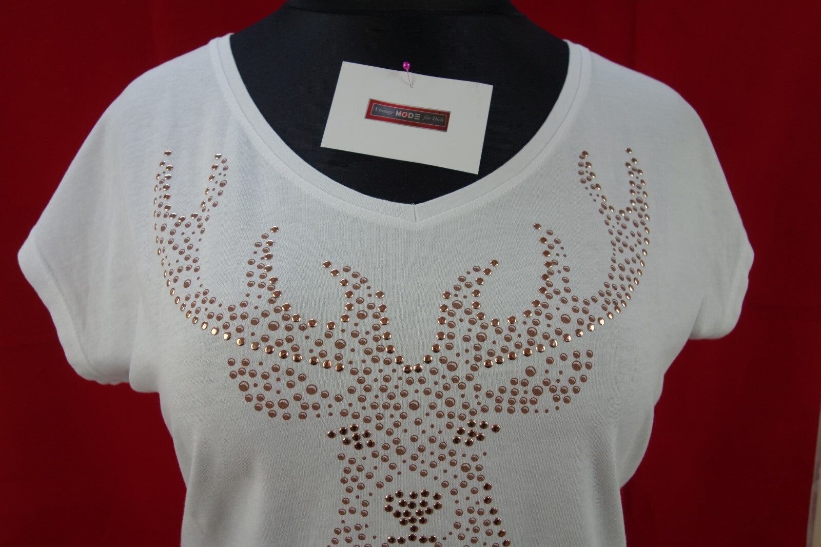 EK0414 Damen T-Shirt von Waldschütz, weiß, Gr. M (40/42)1
