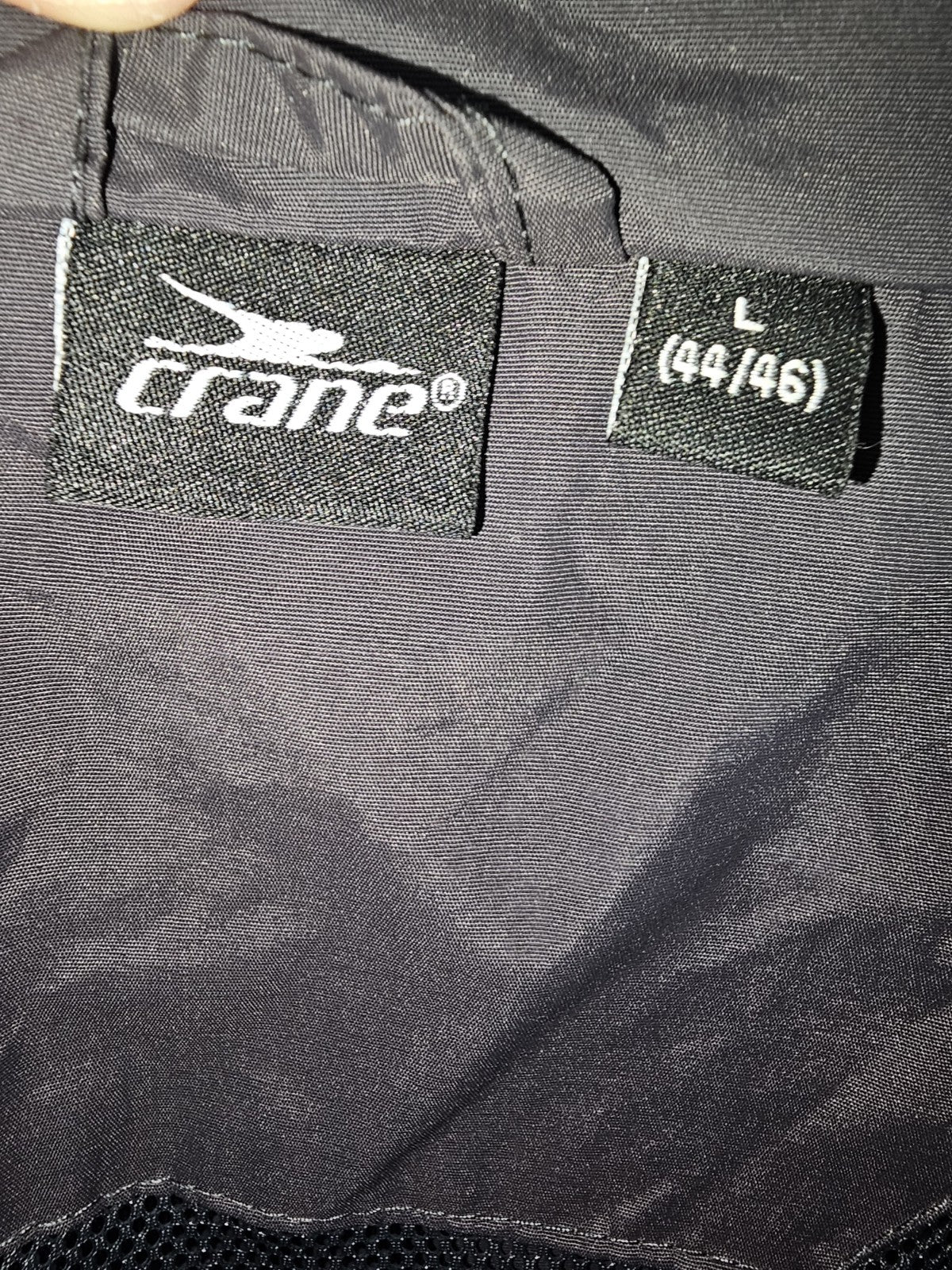 EK5453 Damen Regenjacke/Wundbreaker von Crane, Schwarz, Gr. L2
