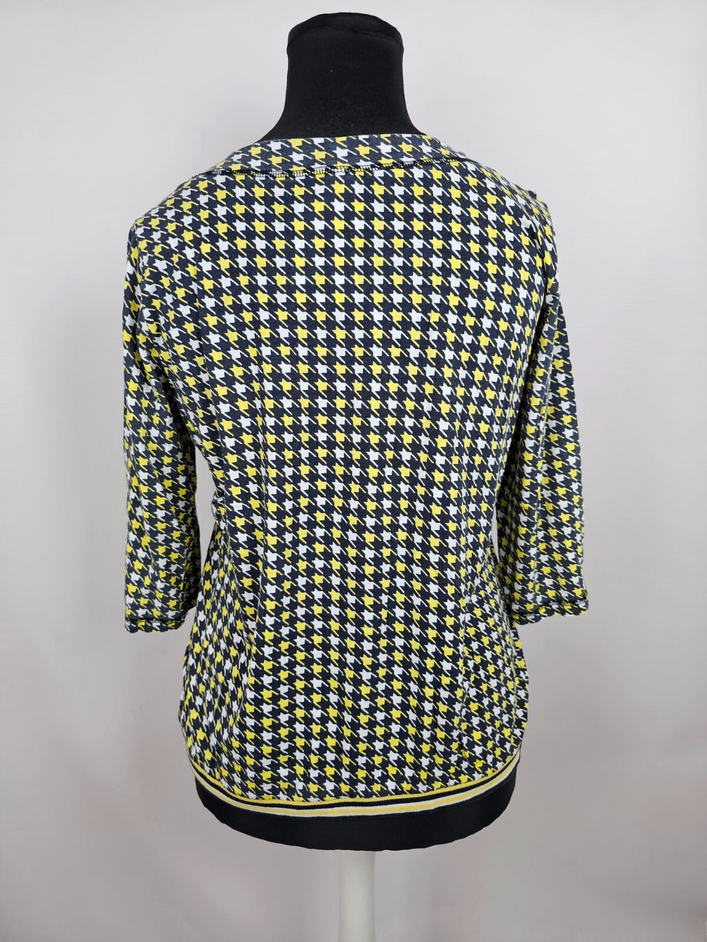 EK5368 Damen Shirt, grauschwarz/gelb/weiß, Gr. 464