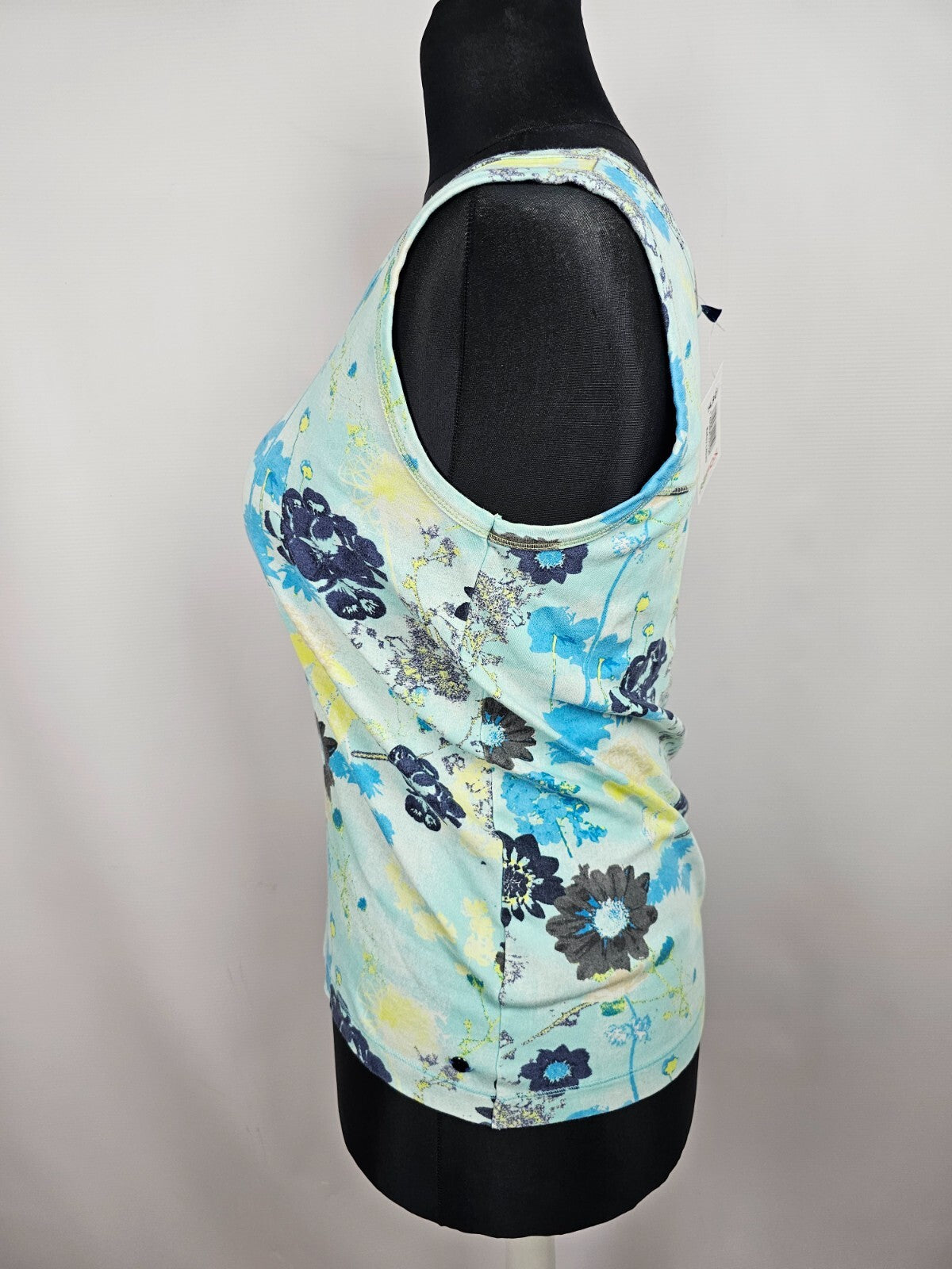 EK5378 Damen Tanktop von Cecil, blau/gelb, Gr. L2