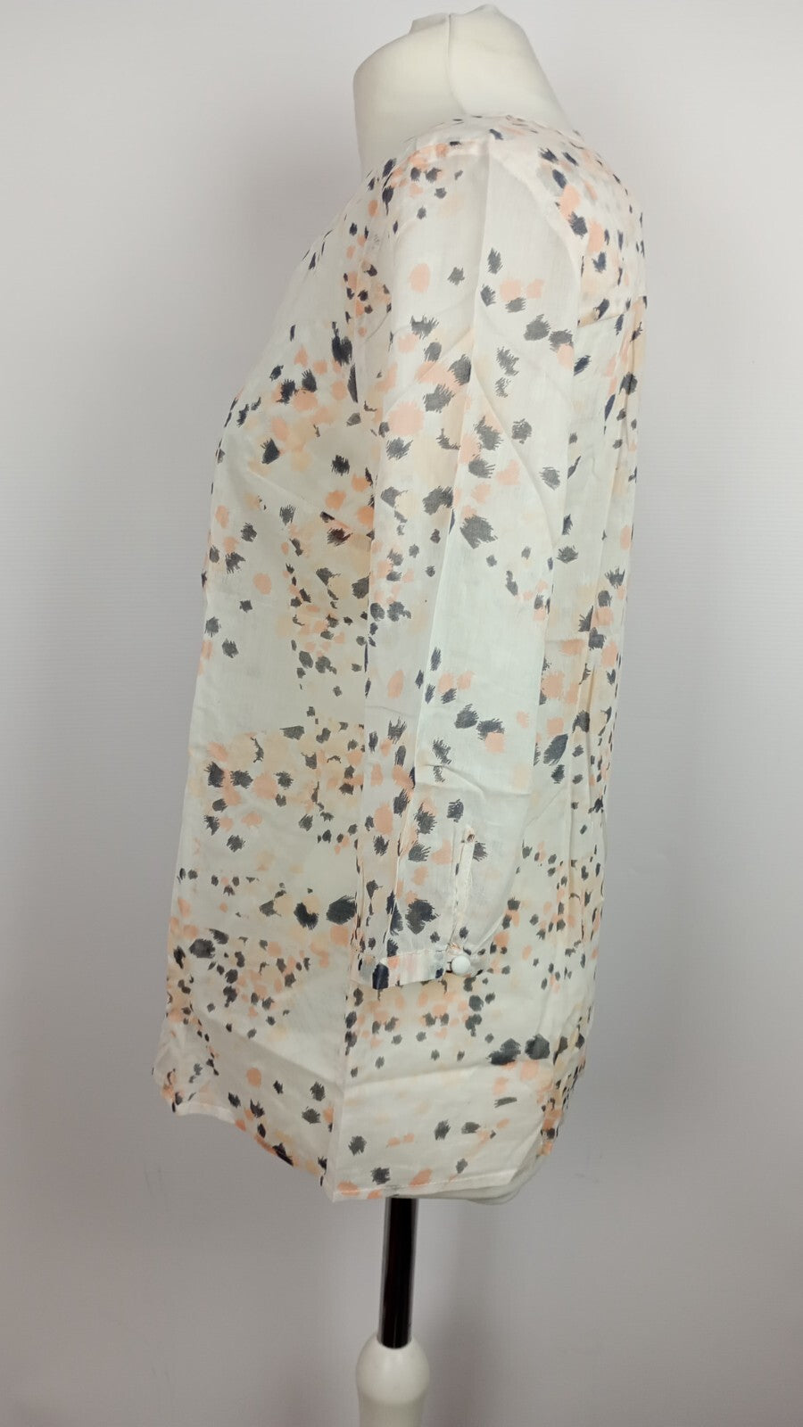 EK5227 Damen Bluse von Opus, orange-weiß-grau, Gr.363