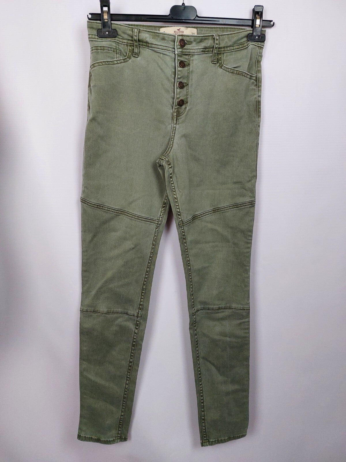 EK2165 Damen Hose von Hollister, grün, Gr. W290
