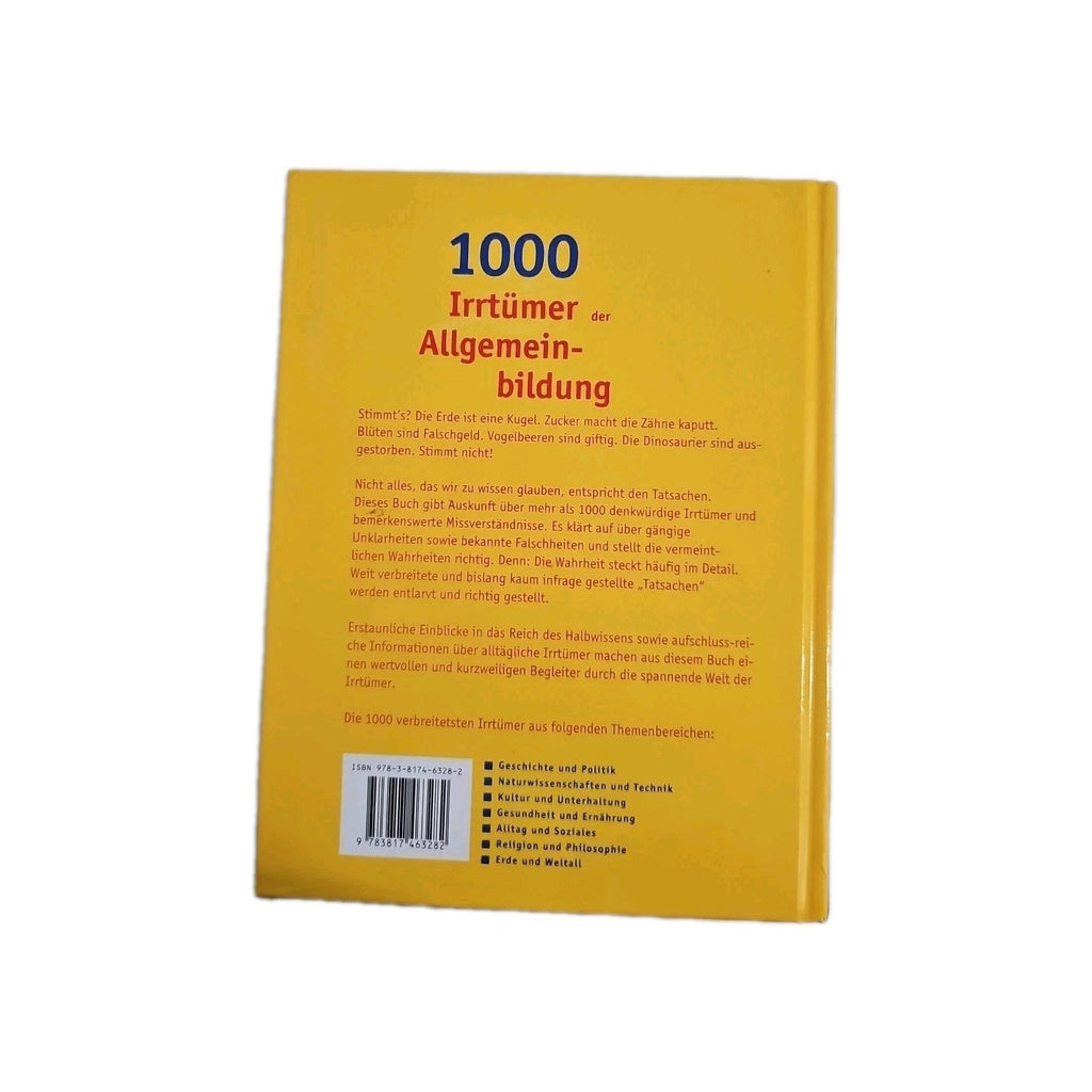 EB3974  Pöppelmann Christa 1000 IRRTÜMER DER ALLGEMEINBILDUNG - UNGLAUBLICH, ABE1