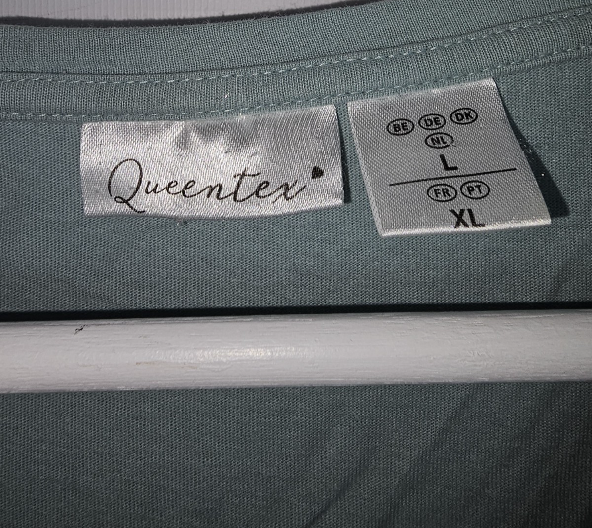 EK7313 Damen Schlafanzug von Queentex, blau, Gr.L2