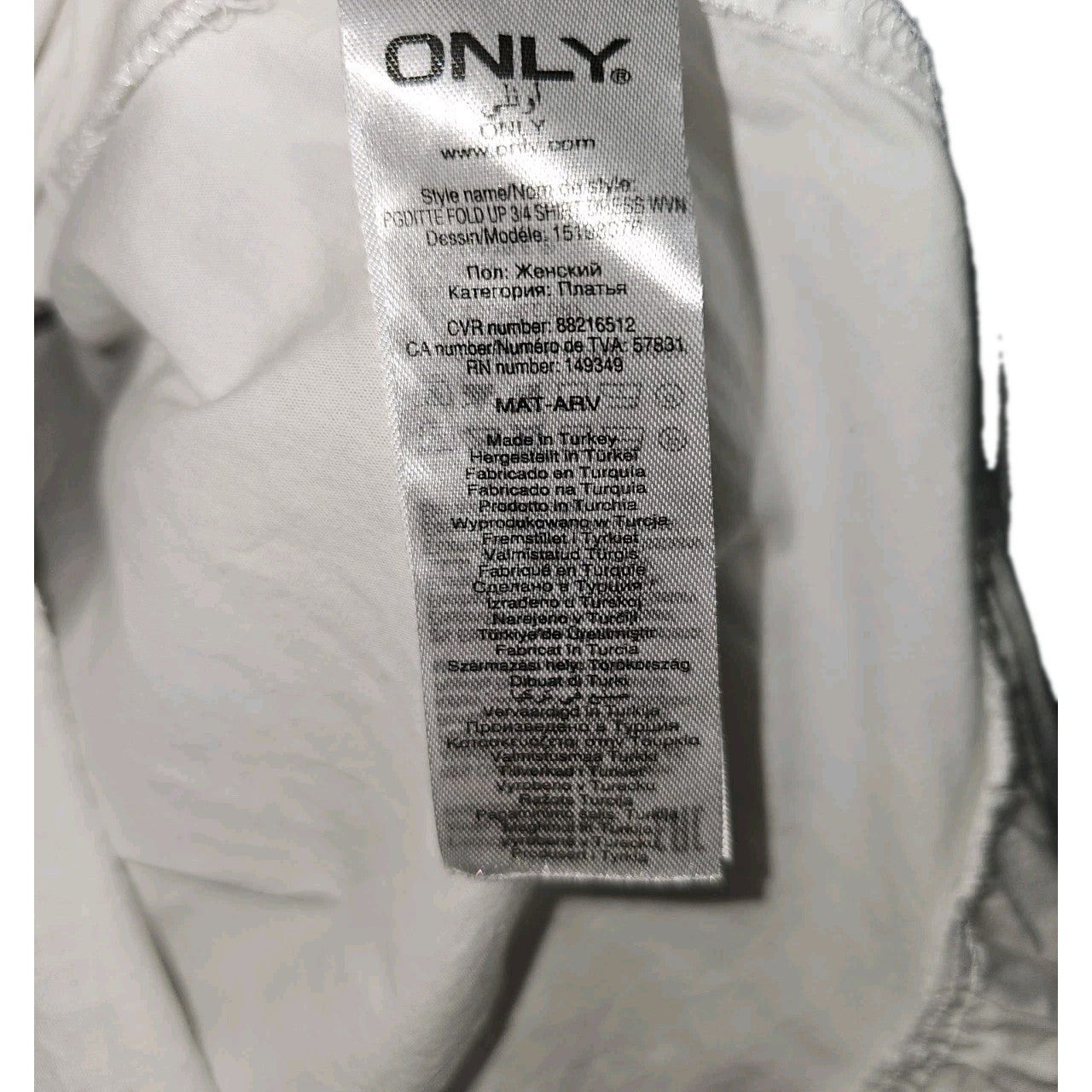 EK11244 Damen Blusenkleid Pigalle, Weiß, Gr. 381