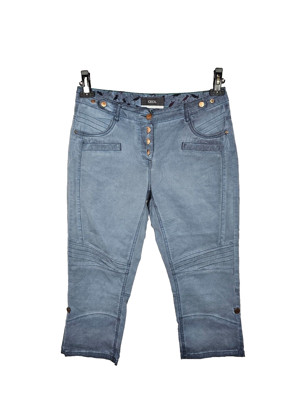 EK6610 Damen Chino Shorts von CECIL, Blau, Gr.280