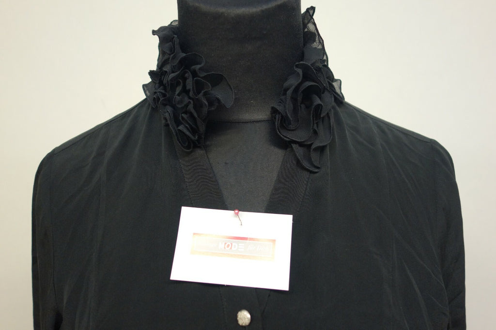 EK1396 Damen Bluse von Madeleine, schwarz, Gr. M1