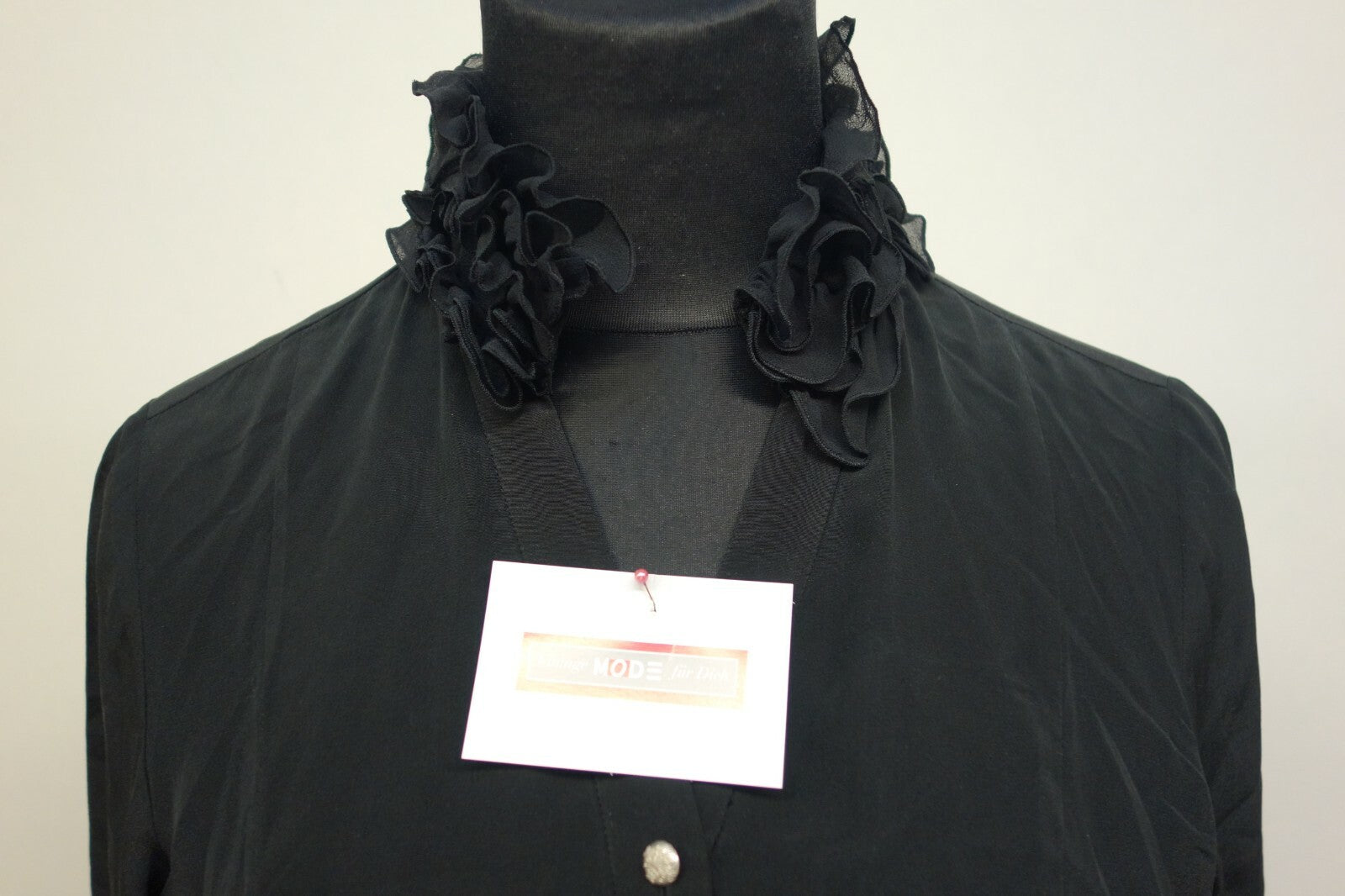 EK1396 Damen Bluse von Madeleine, schwarz, Gr. M1