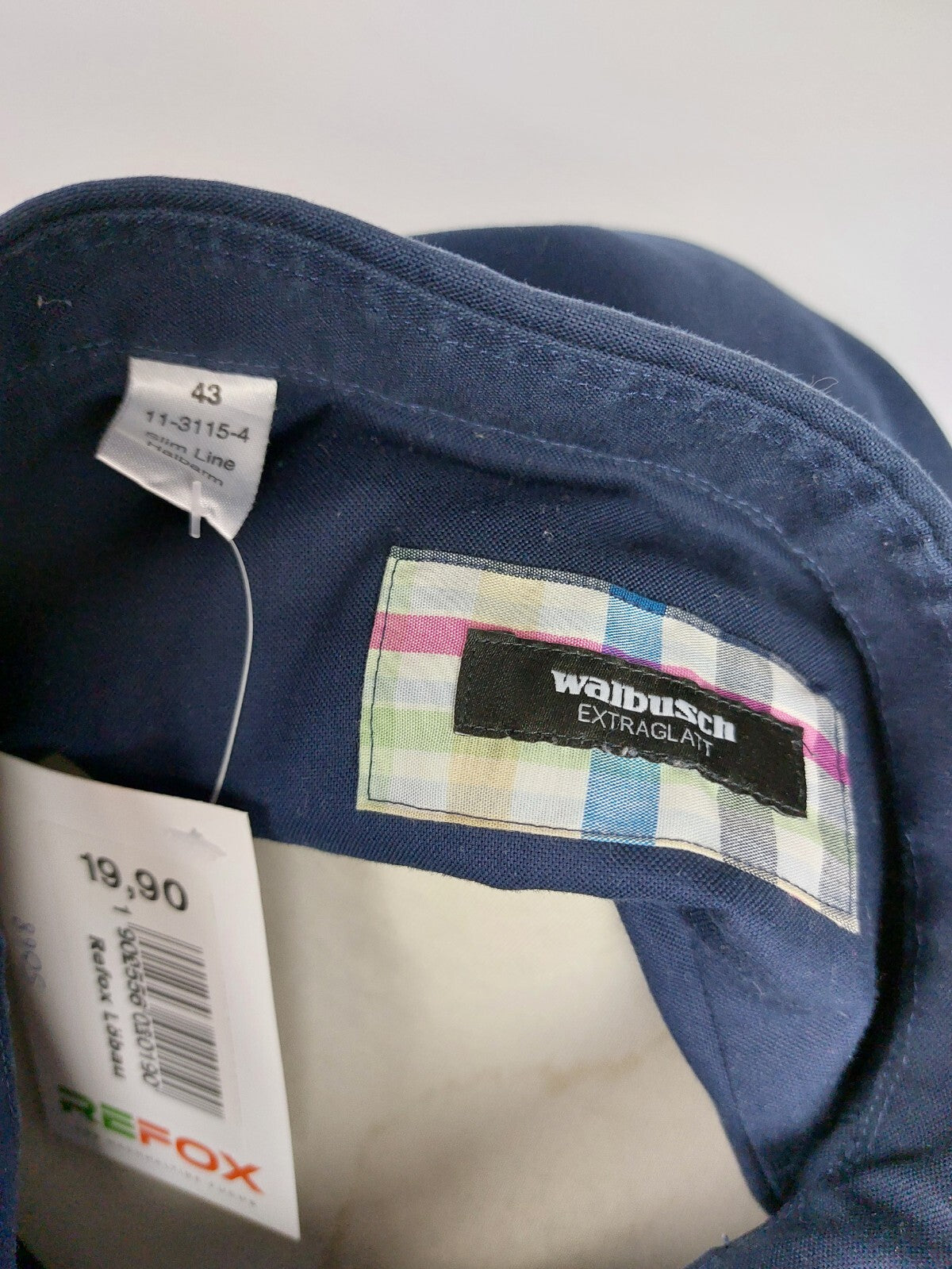 EK5068 Herren Hemd von Walbusch, blau, Gr.435