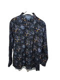 EK 1719 Herren Hemd Olymp Blau  geblümt Gr.XXL Modern Fit0