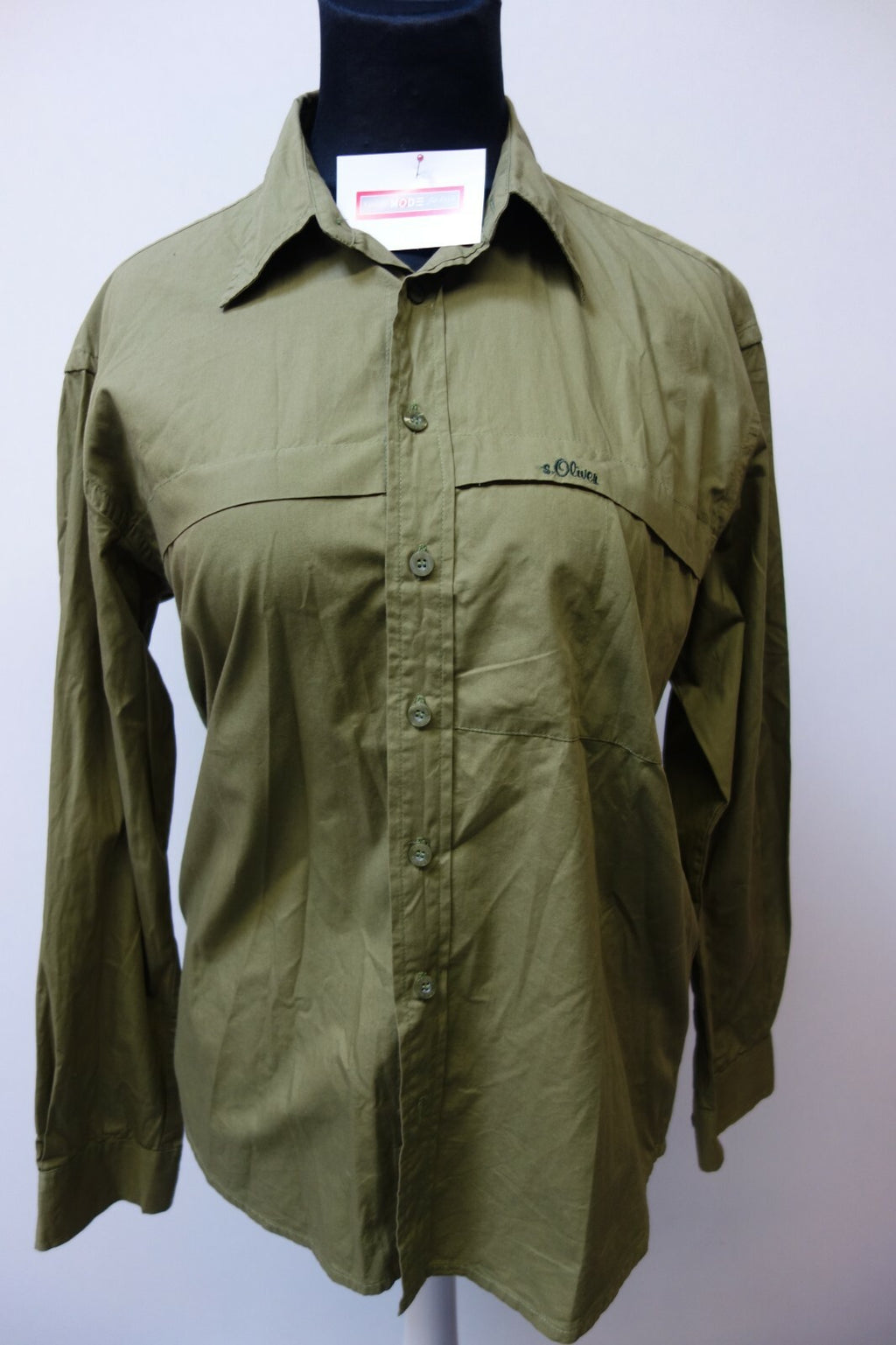 EK0432 Damen Bluse von s. oliver grün Gr. L 0