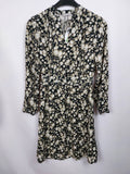 EK4918 Damen Kleid von H&M, schwarz/beige, Gr. 380