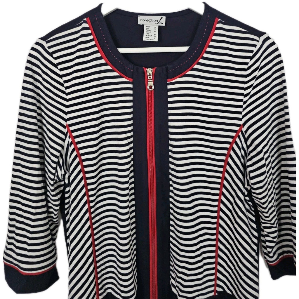 EK9328 Damen Strickjacke von CollectionL, Mehrfarbig,  Gr. 401