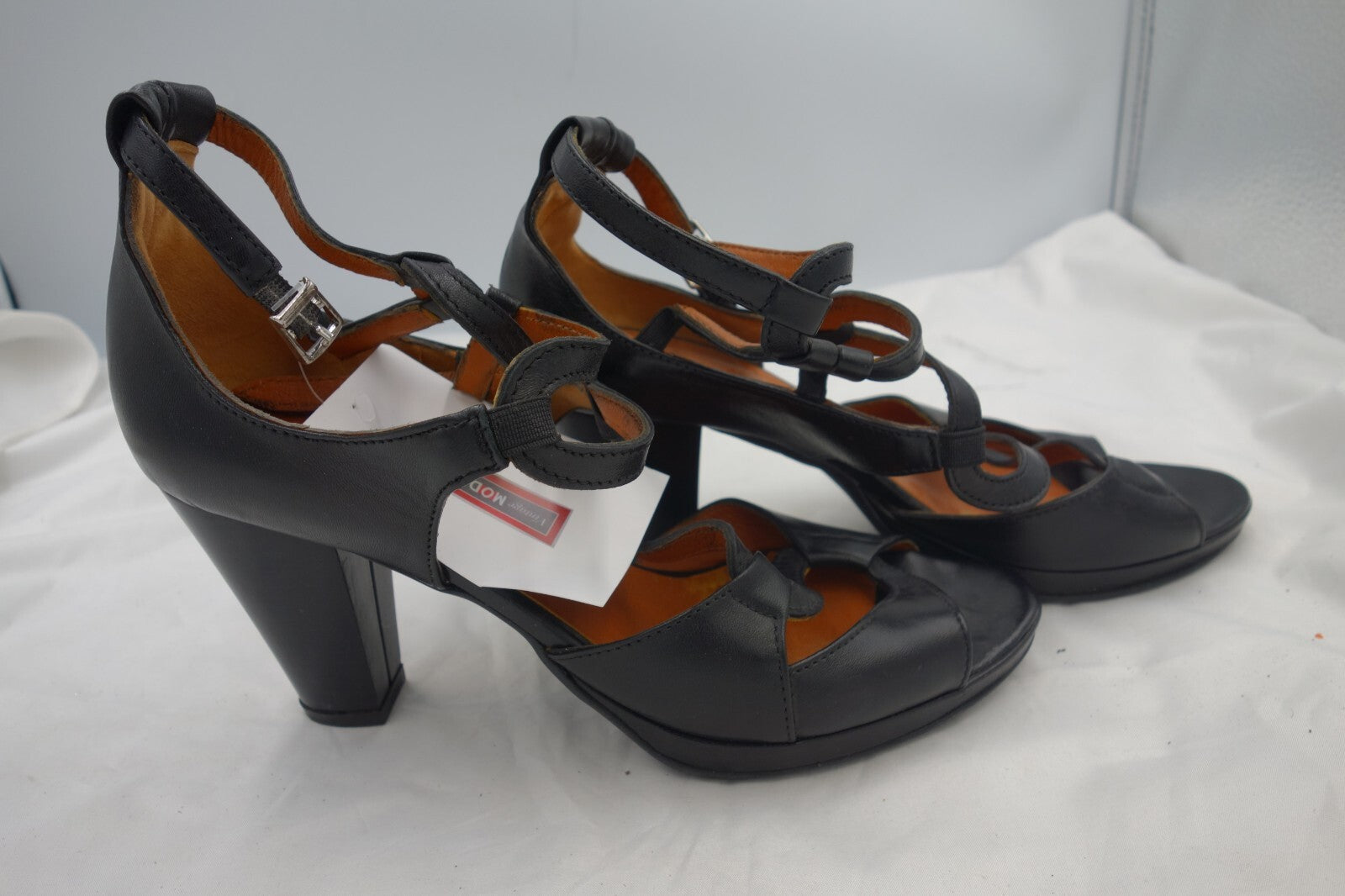 ES0482 Damen Sandalen von Kämpgen, schwarz, Gr. 393