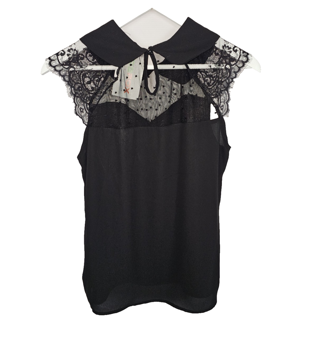 EK8396 Damen Bluse von Shein, Schwarz, Gr. S2