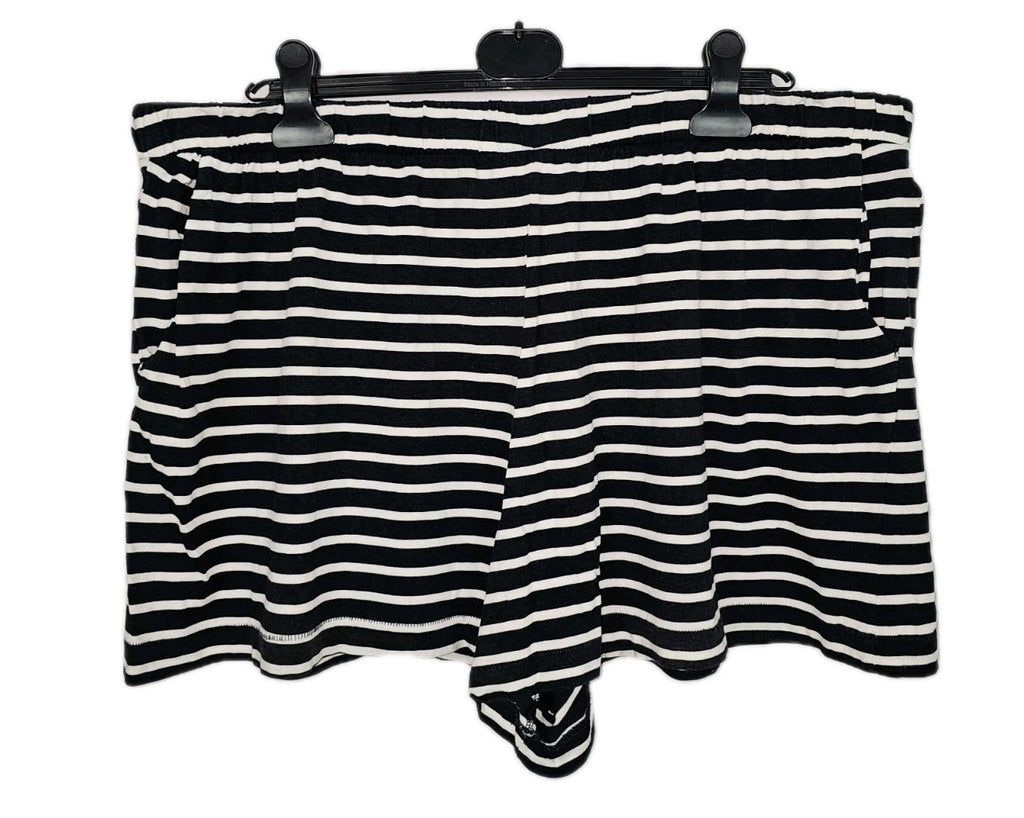 EK10047 Damen Shorts von H&M, schwarz-weiß, Gr.2XL0