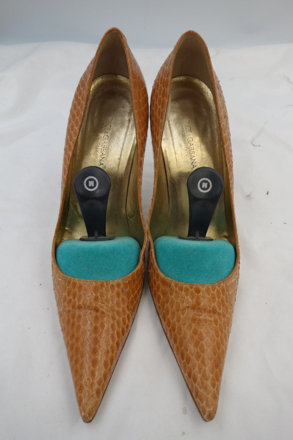 ES0067 Damen Pumps von Dolce&Gabbana, hellbraun, Gr. 39,50