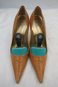 ES0067 Damen Pumps von Dolce&Gabbana, hellbraun, Gr. 39,50