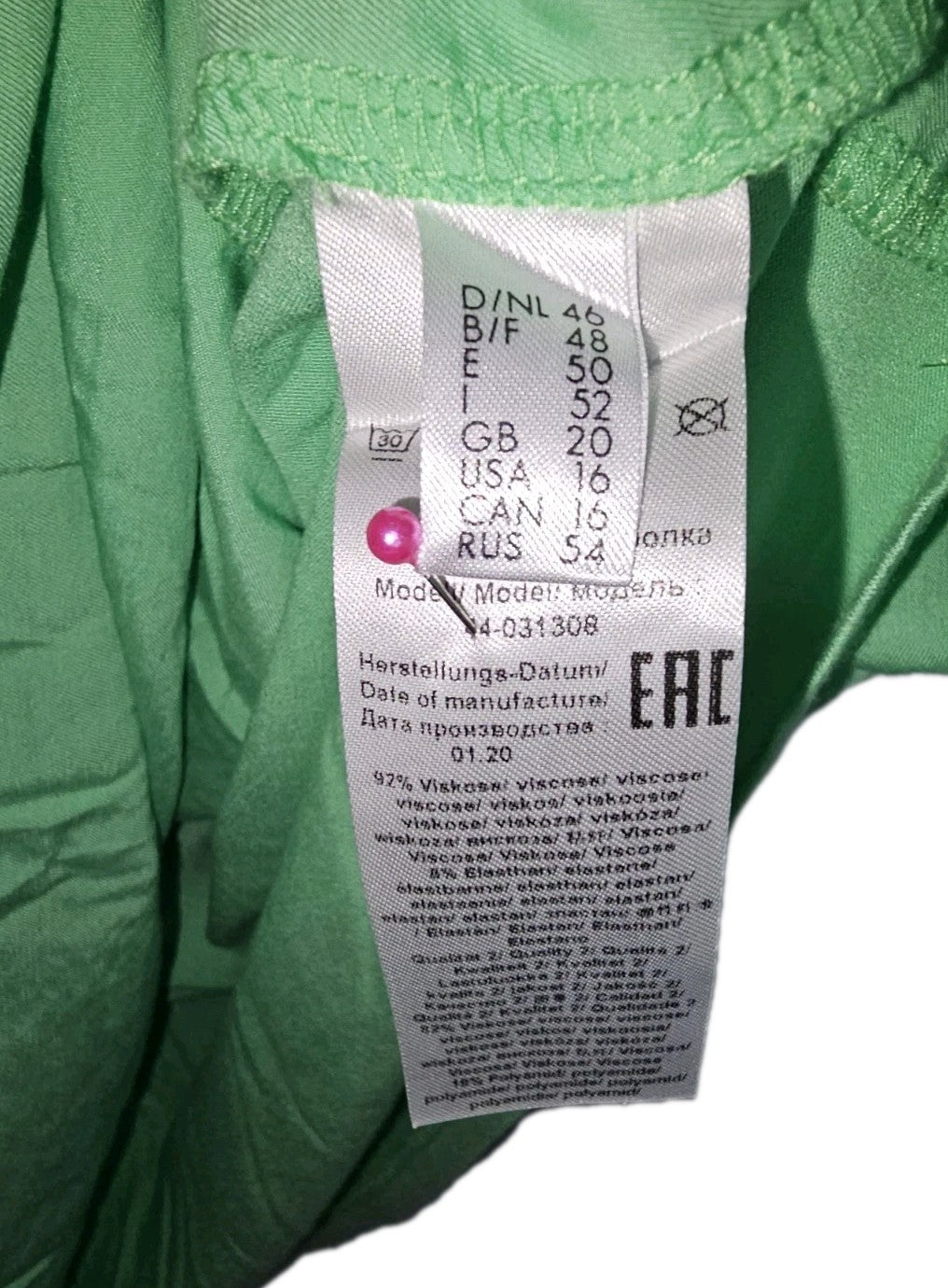 EK8066 Damen T-Shirt von Rabe, grün, Gr.463