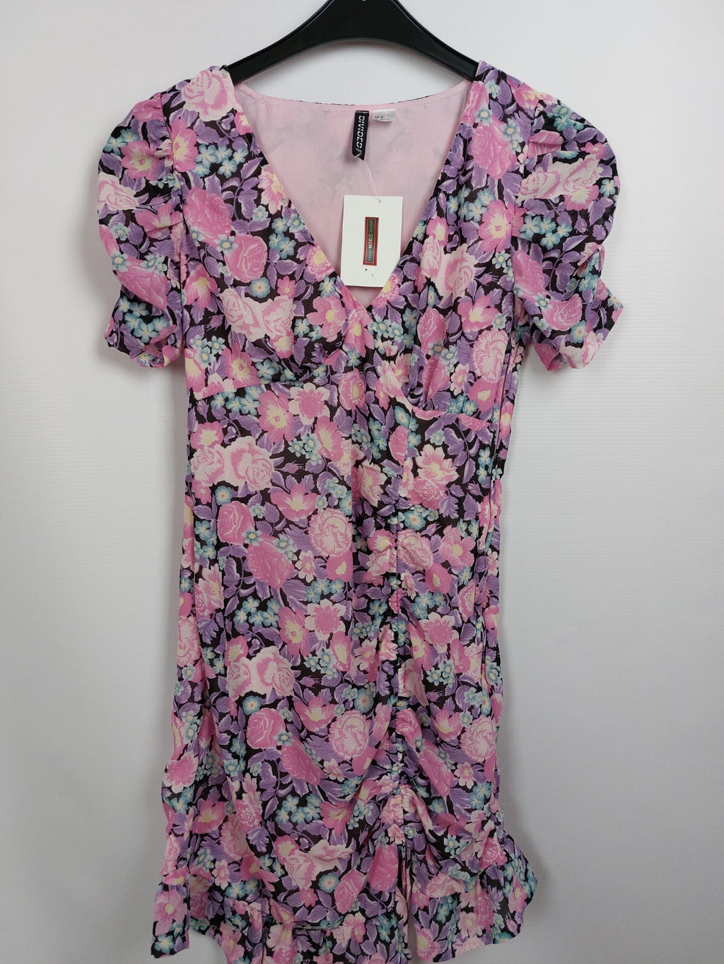 EK4629 Damen Sommerkleid von Divided, lila/rosa, Gr. 340