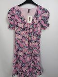 EK4629 Damen Sommerkleid von Divided, lila/rosa, Gr. 340